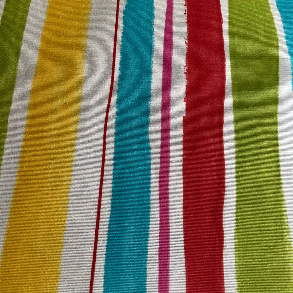 Multi Stripe 140cm Wipe Clean Acrylic Tablecloth