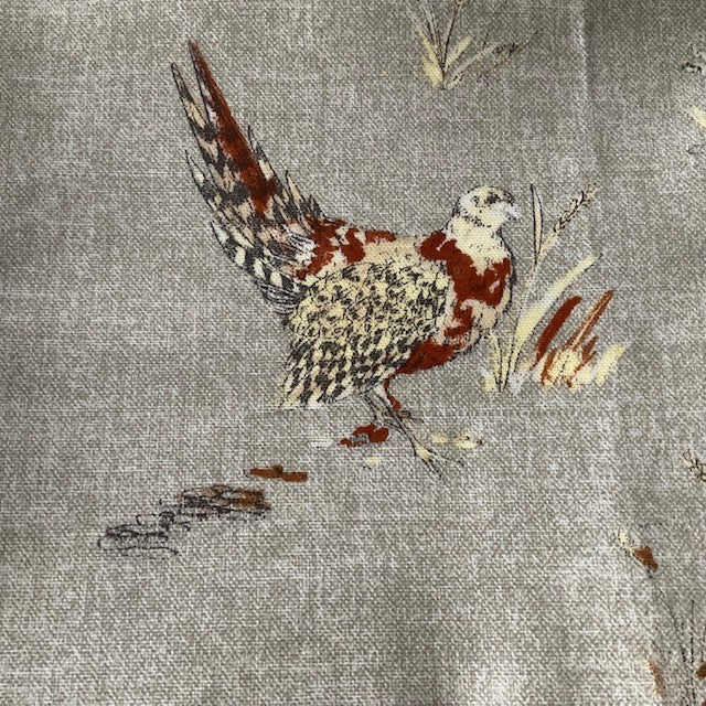 Pre-cut Country Pheasants Tablecloths in various shapes and sizes