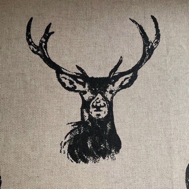 Country Stags Head 140cm Wipe Clean Acrylic Tablecloth