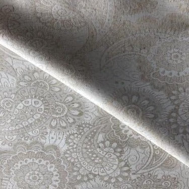 Arctic Neutral Extra Wide 180cm Wipe Clean Acrylic Tablecloth